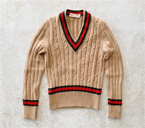 gucci medium sweater fitting|gucci sweater vintage.